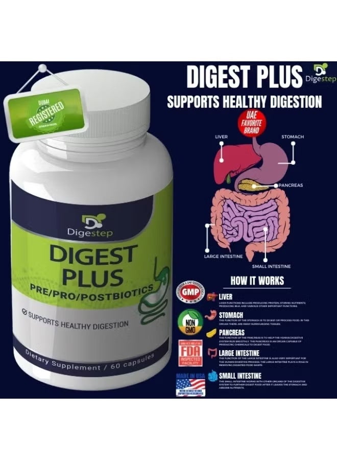 DIGEST PLUS CAP 60'S